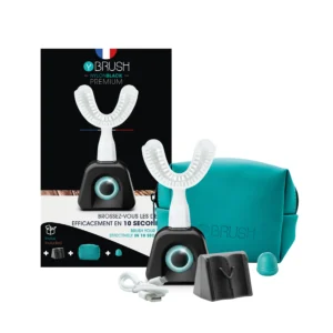 Ybrush - Brosse à dents électrique - NYLONBLACK - Pack premium