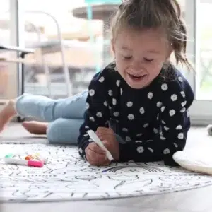 Tapis de coloriage lavable