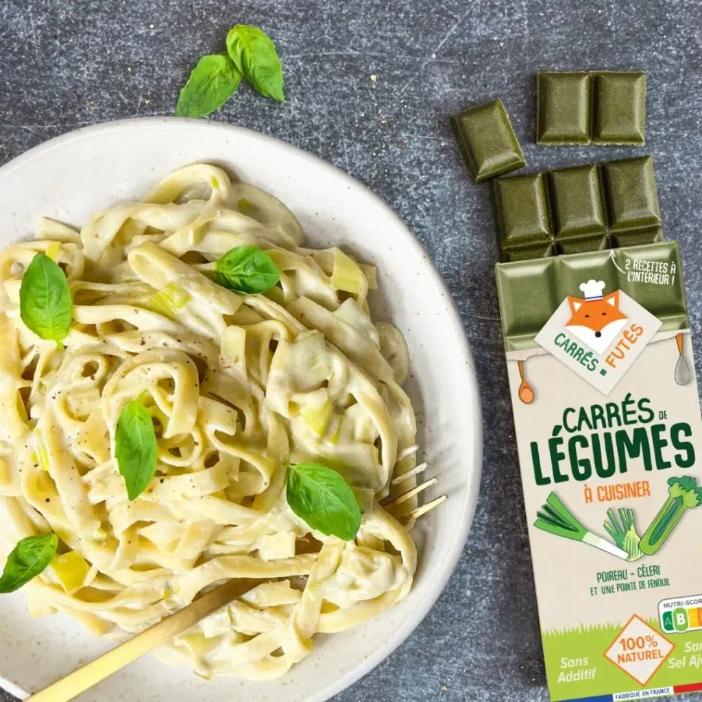 carrés de légumes